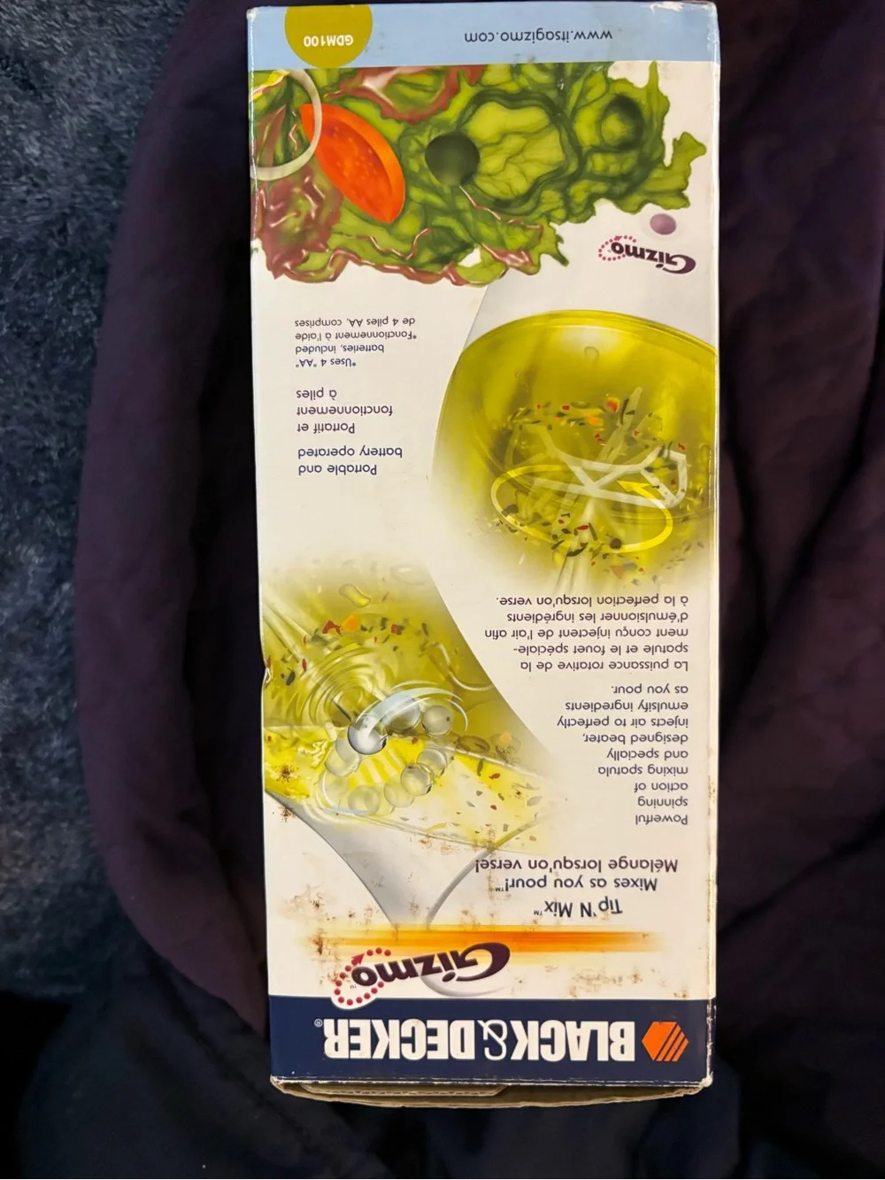 Black & Decker Yellow and White Gizmo Tip 'N Mix Box